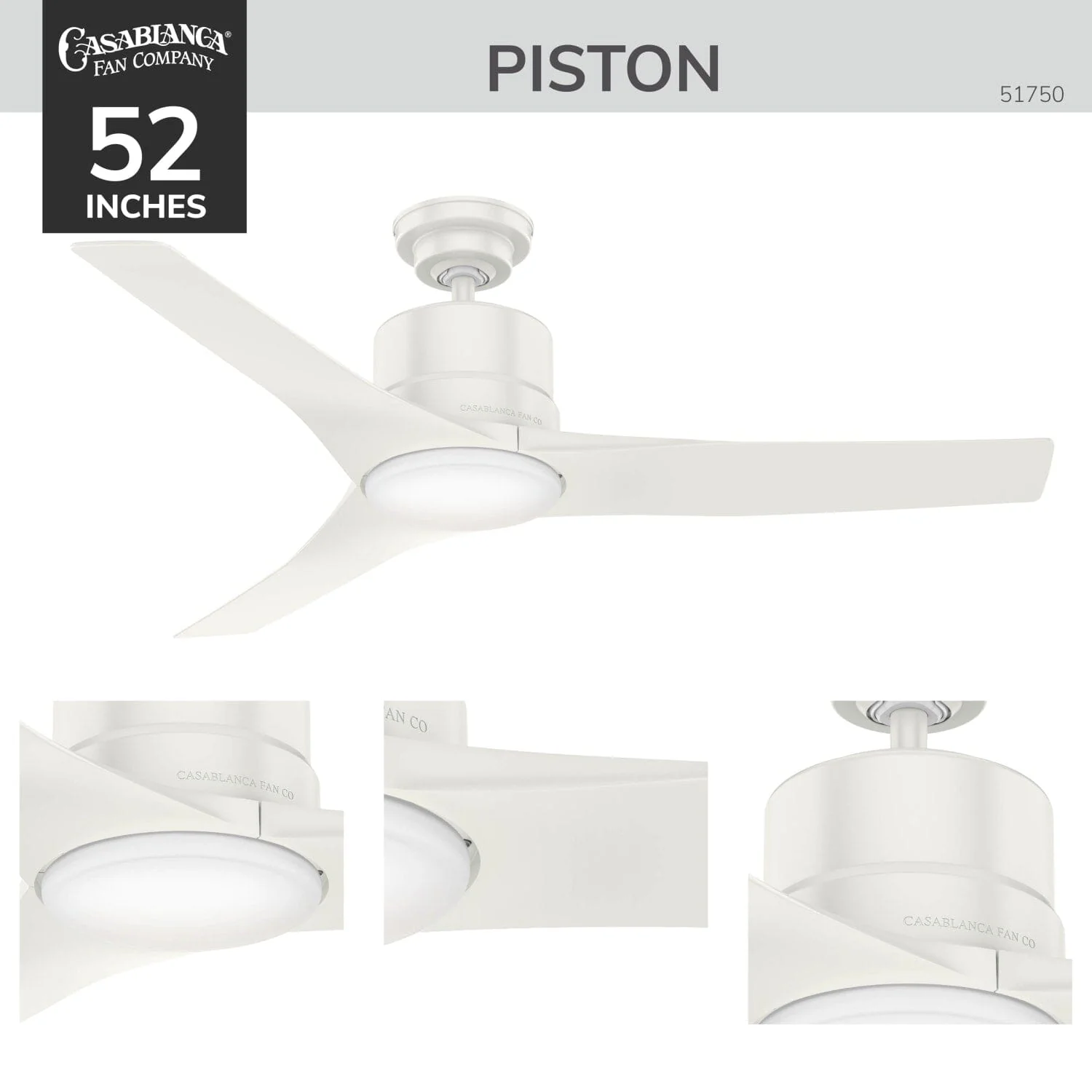 Piston Outdoor with LED Light 52 inch 4 Piston Outdoor with LED Light 52 inch