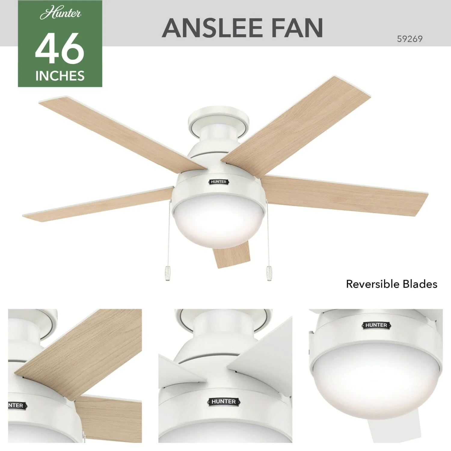 Anslee Low Profile with LED Light 46 inch 10 Anslee Low Profile with LED Light 46 inch