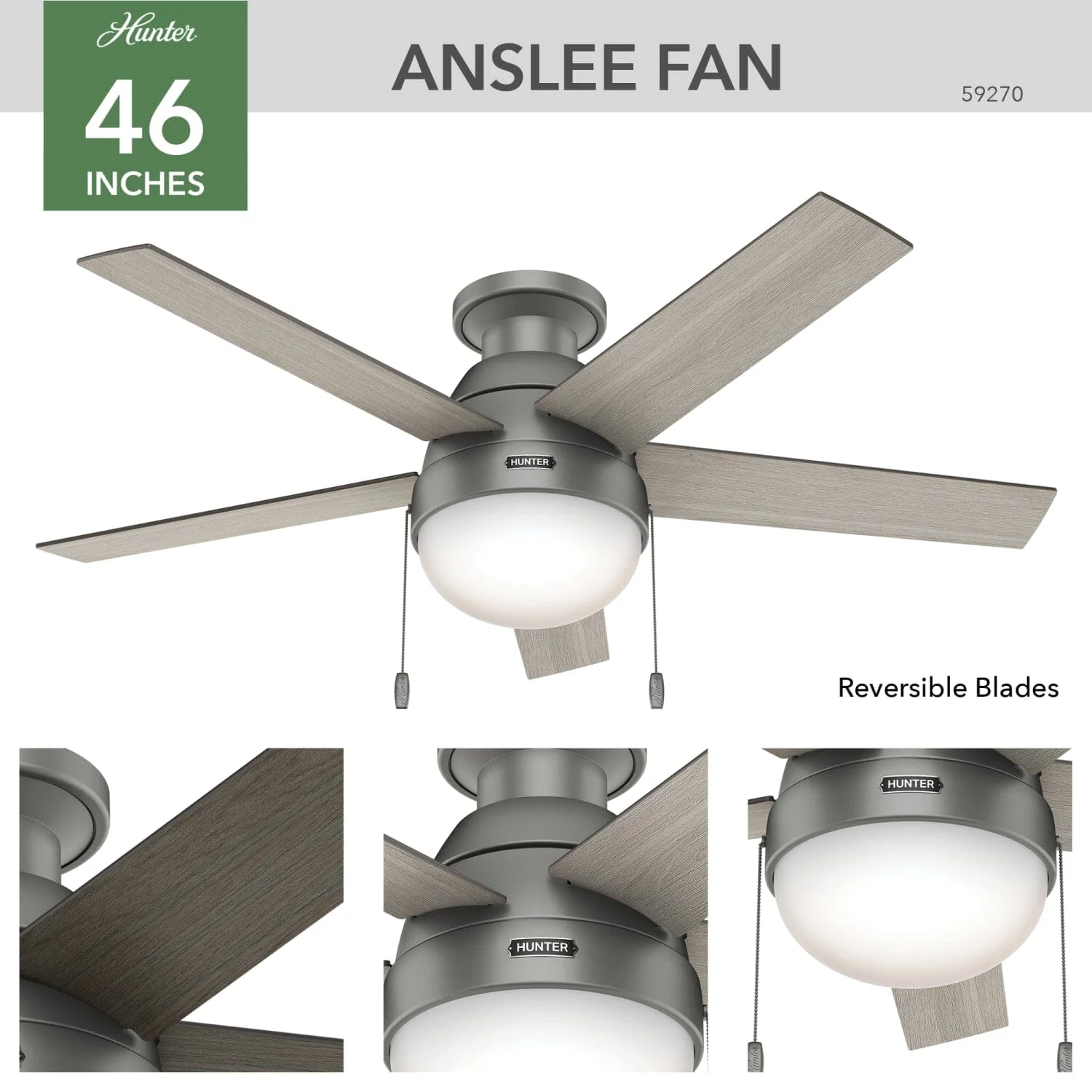 Anslee Low Profile with LED Light 46 inch 12 Anslee Low Profile with LED Light 46 inch