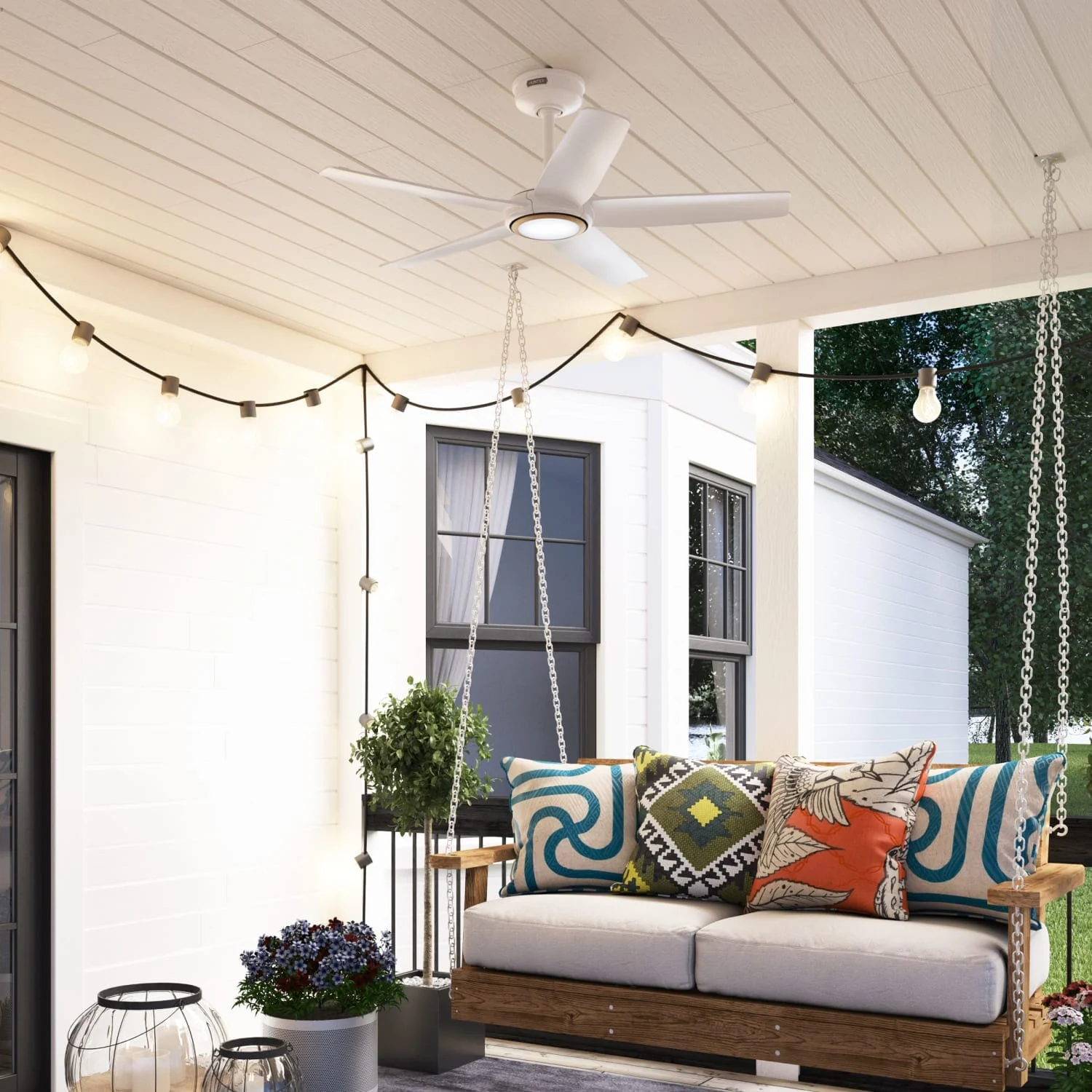 ZenTech 5 Blade Indoor/Outdoor Smart Fan 44in 11 ZenTech 5 Blade Indoor/Outdoor Smart Fan 44in
