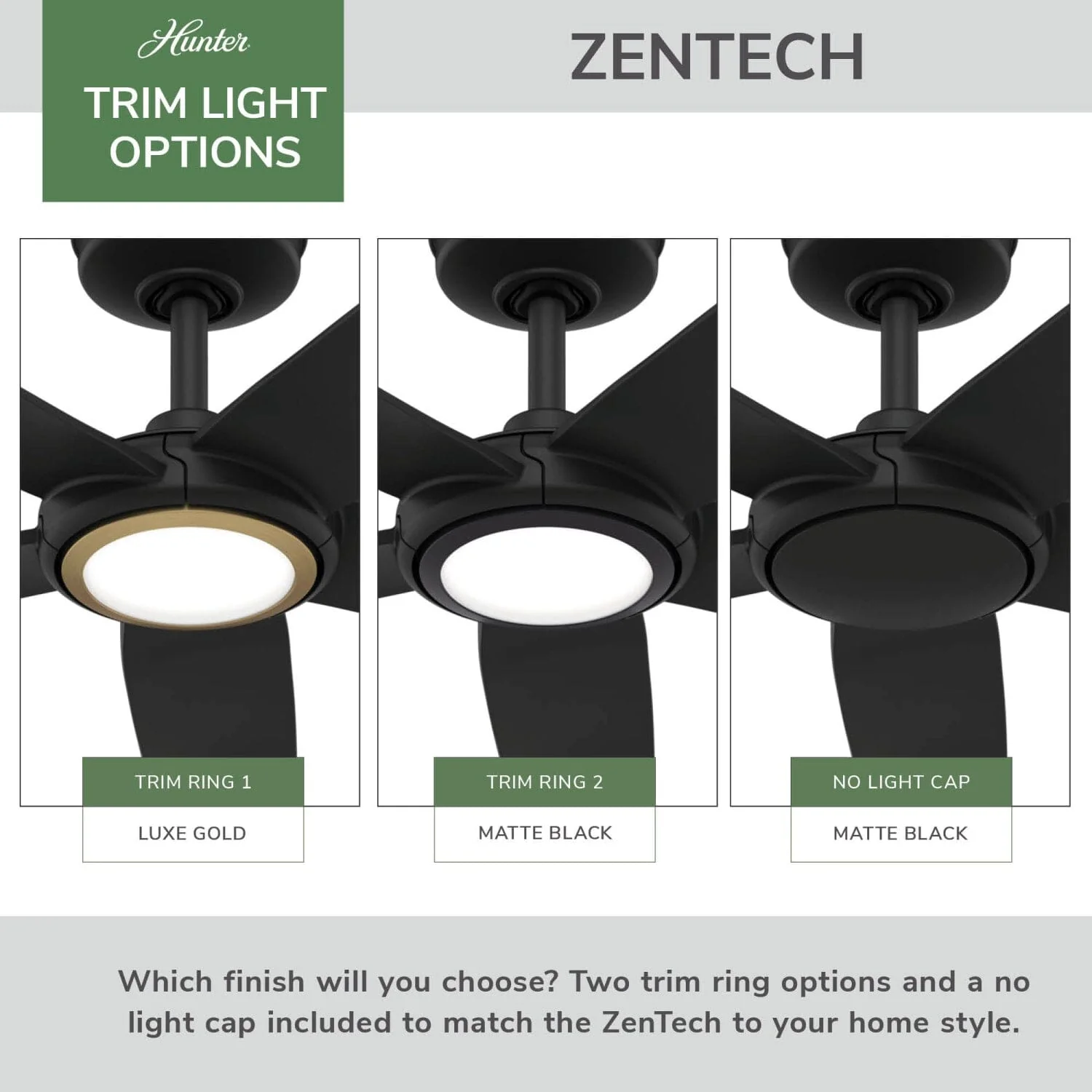 ZenTech 5 Blade Indoor/Outdoor Smart Fan 44in 44 ZenTech 5 Blade Indoor/Outdoor Smart Fan 44in
