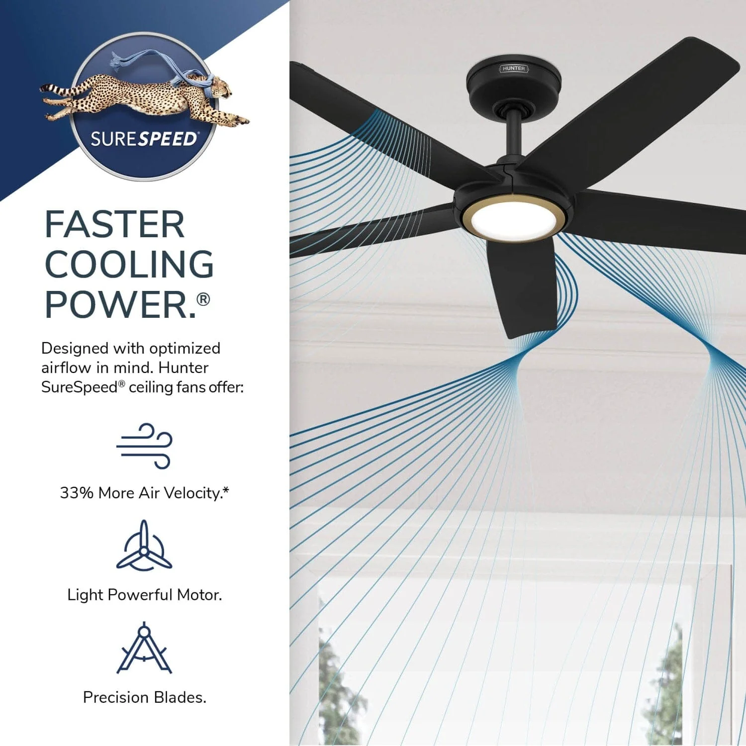 ZenTech 5 Blade Indoor/Outdoor Smart Fan 44in 46 ZenTech 5 Blade Indoor/Outdoor Smart Fan 44in