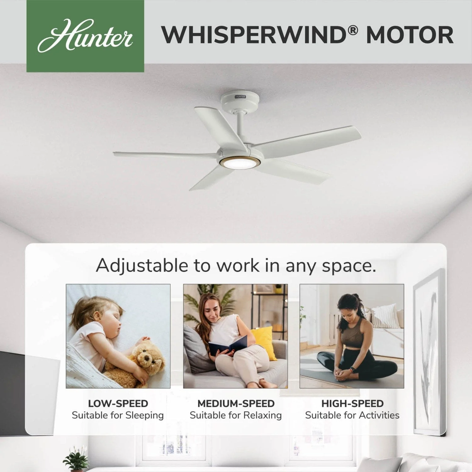ZenTech 5 Blade Indoor/Outdoor Smart Fan 44in 47 ZenTech 5 Blade Indoor/Outdoor Smart Fan 44in