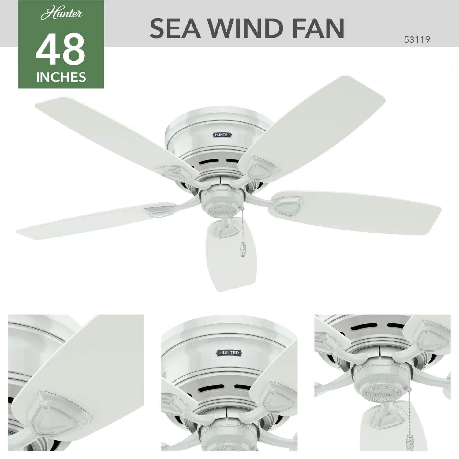 Sea Wind Outdoor Low Profile 48 inch 4 Sea Wind Outdoor Low Profile 48 inch