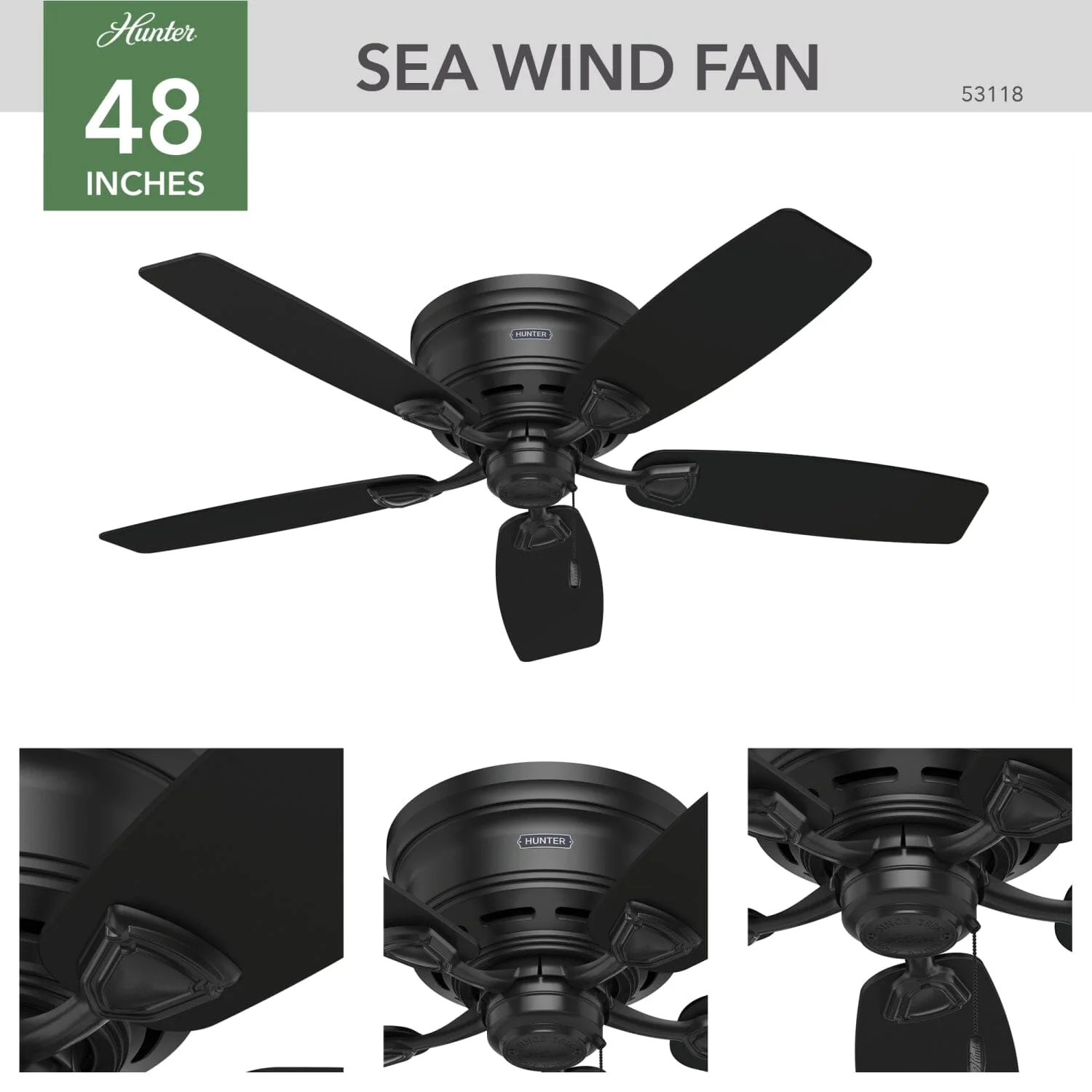 Sea Wind Outdoor Low Profile 48 inch 5 Sea Wind Outdoor Low Profile 48 inch