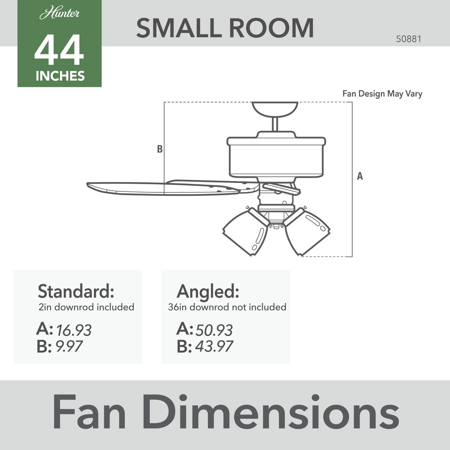 Swanson with LED Light 44 in 19 Swanson with LED Light 44 in