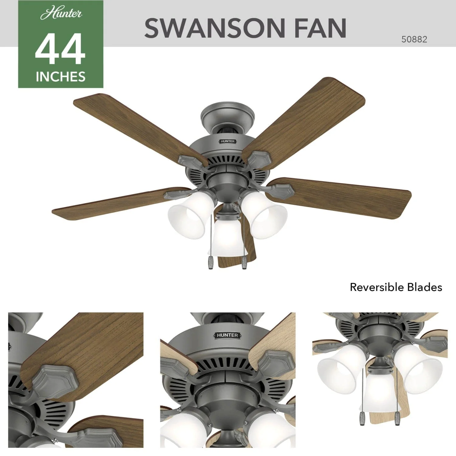 Swanson with LED Light 44 in 7 Swanson with LED Light 44 in