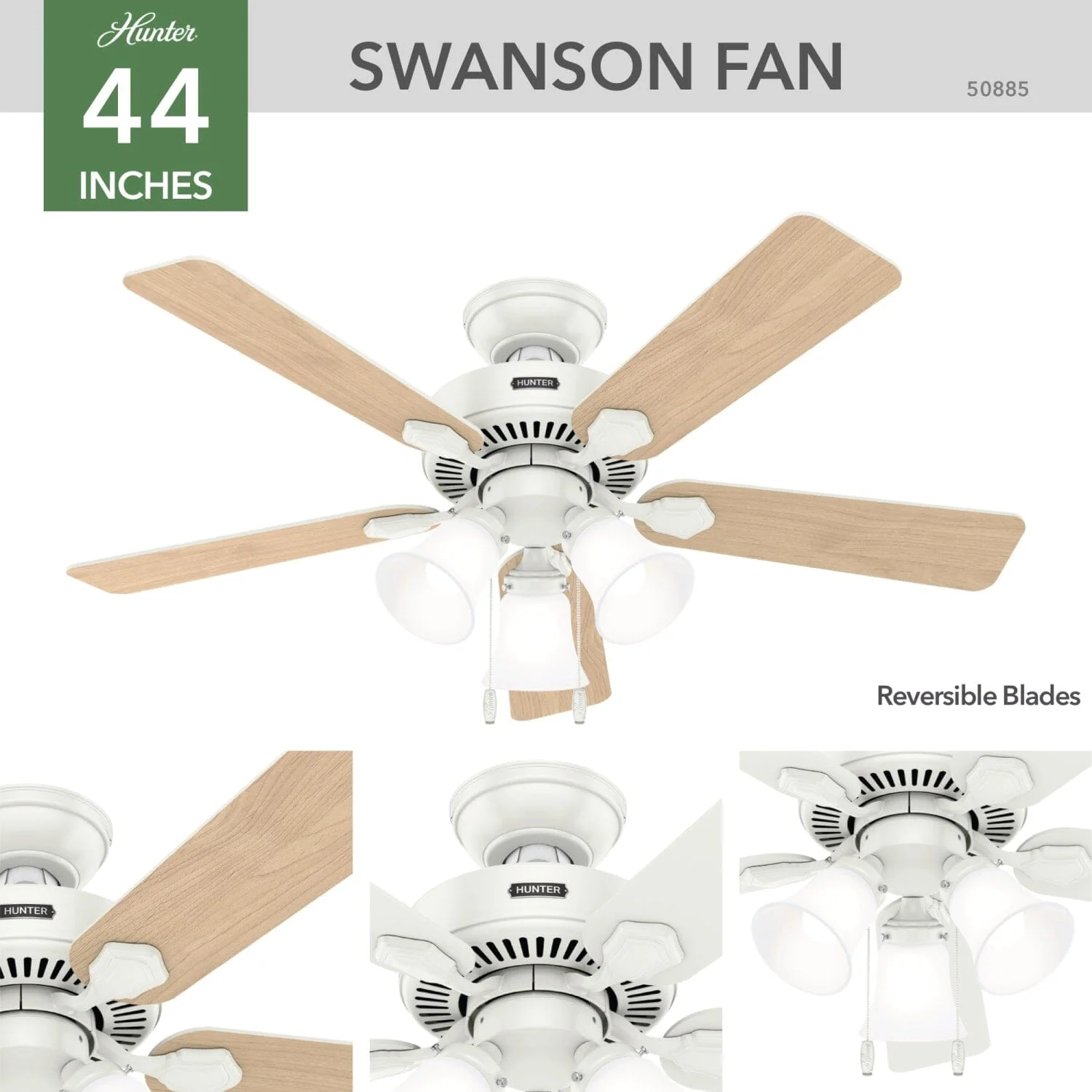 Swanson with LED Light 44 in 8 Swanson with LED Light 44 in