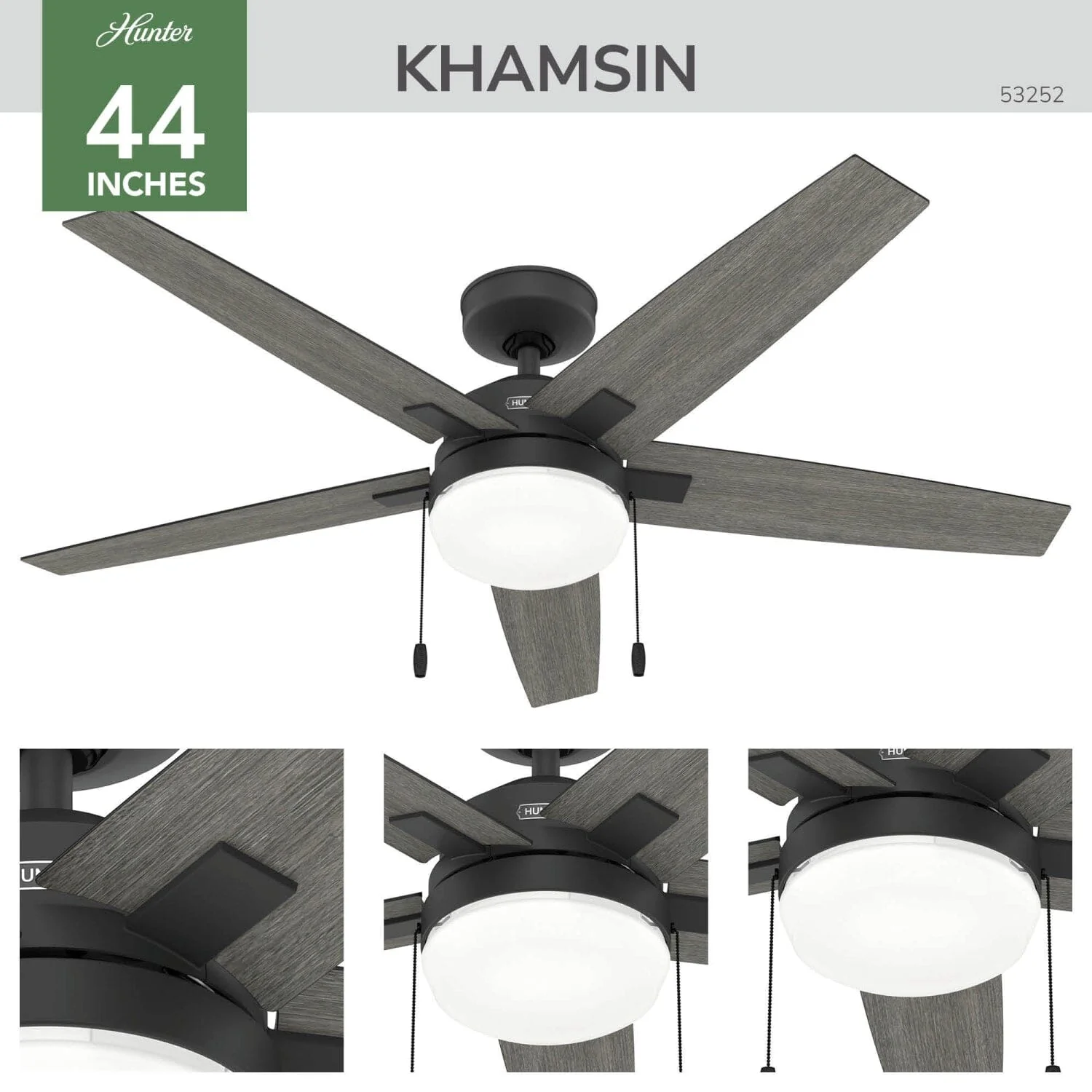 44in Indoor Ceiling Fan with LED Light 2 44in Indoor Ceiling Fan with LED Light