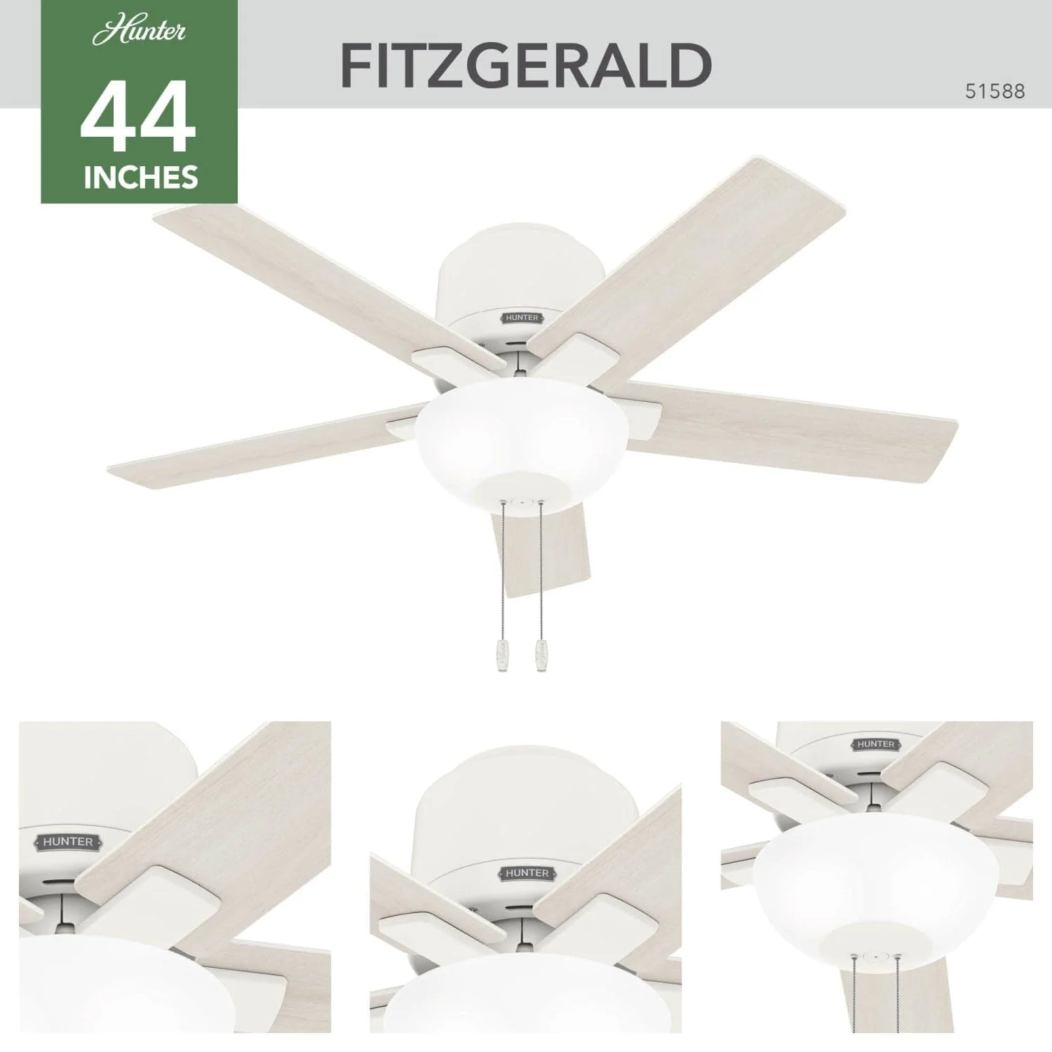 Fitzgerald with LED Light 44 inch 3 Fitzgerald with LED Light 44 inch