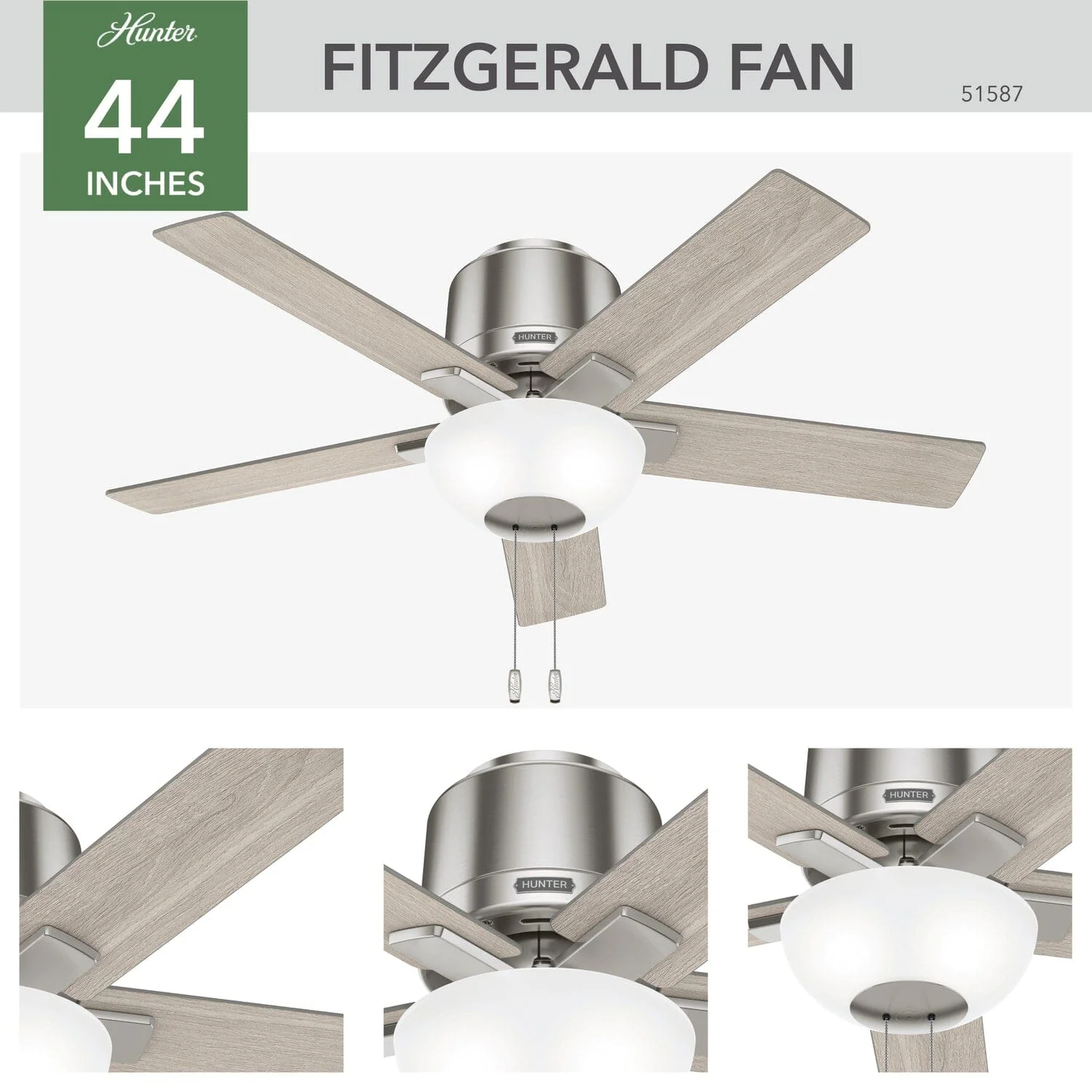 Fitzgerald with LED Light 44 inch 4 Fitzgerald with LED Light 44 inch