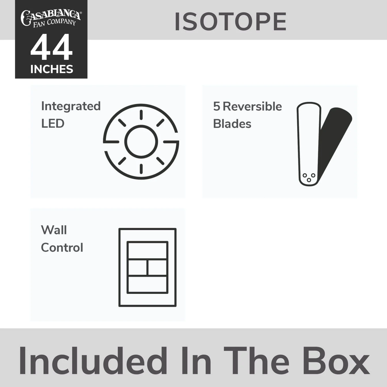 Isotope Low Profile with LED Light 44 inch 24 Isotope Low Profile with LED Light 44 inch