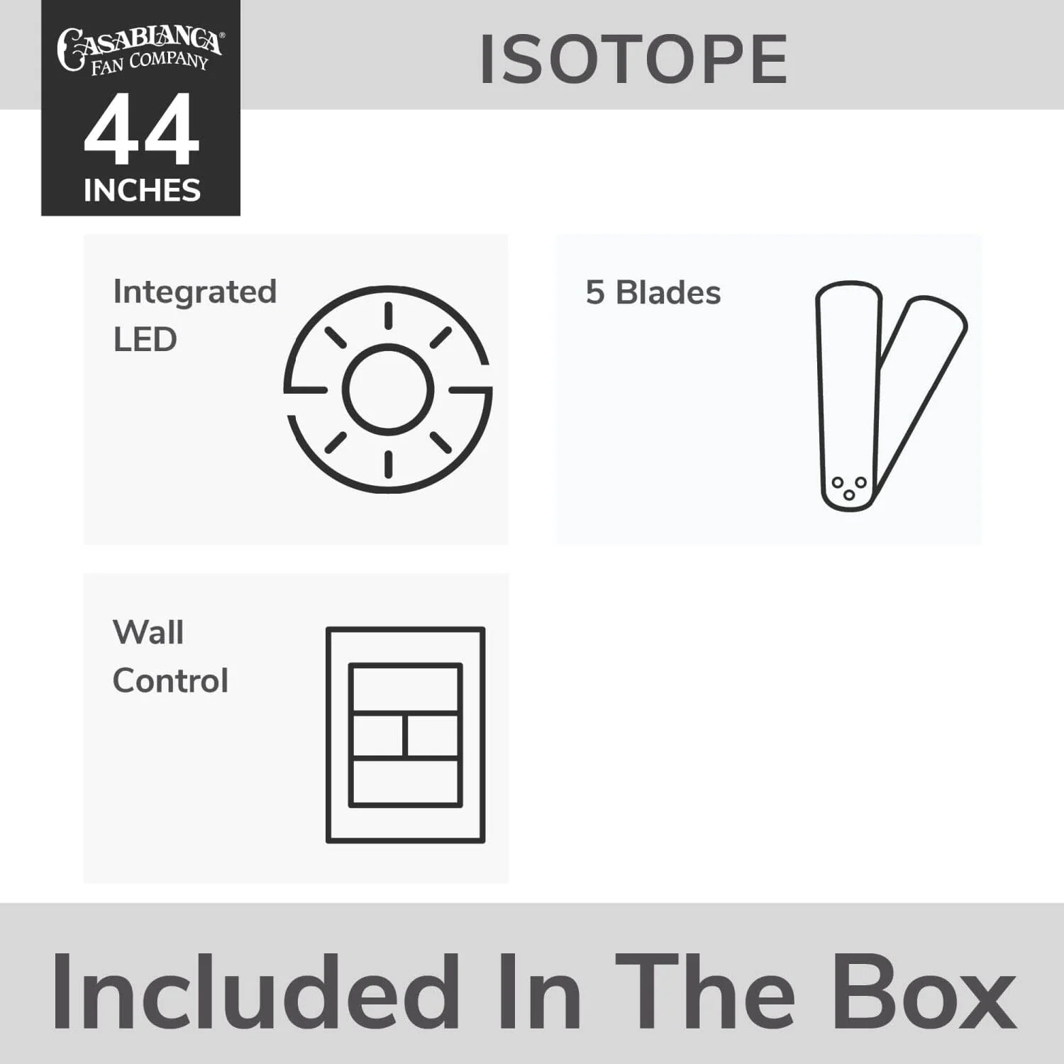 Isotope Low Profile with LED Light 44 inch 27 Isotope Low Profile with LED Light 44 inch