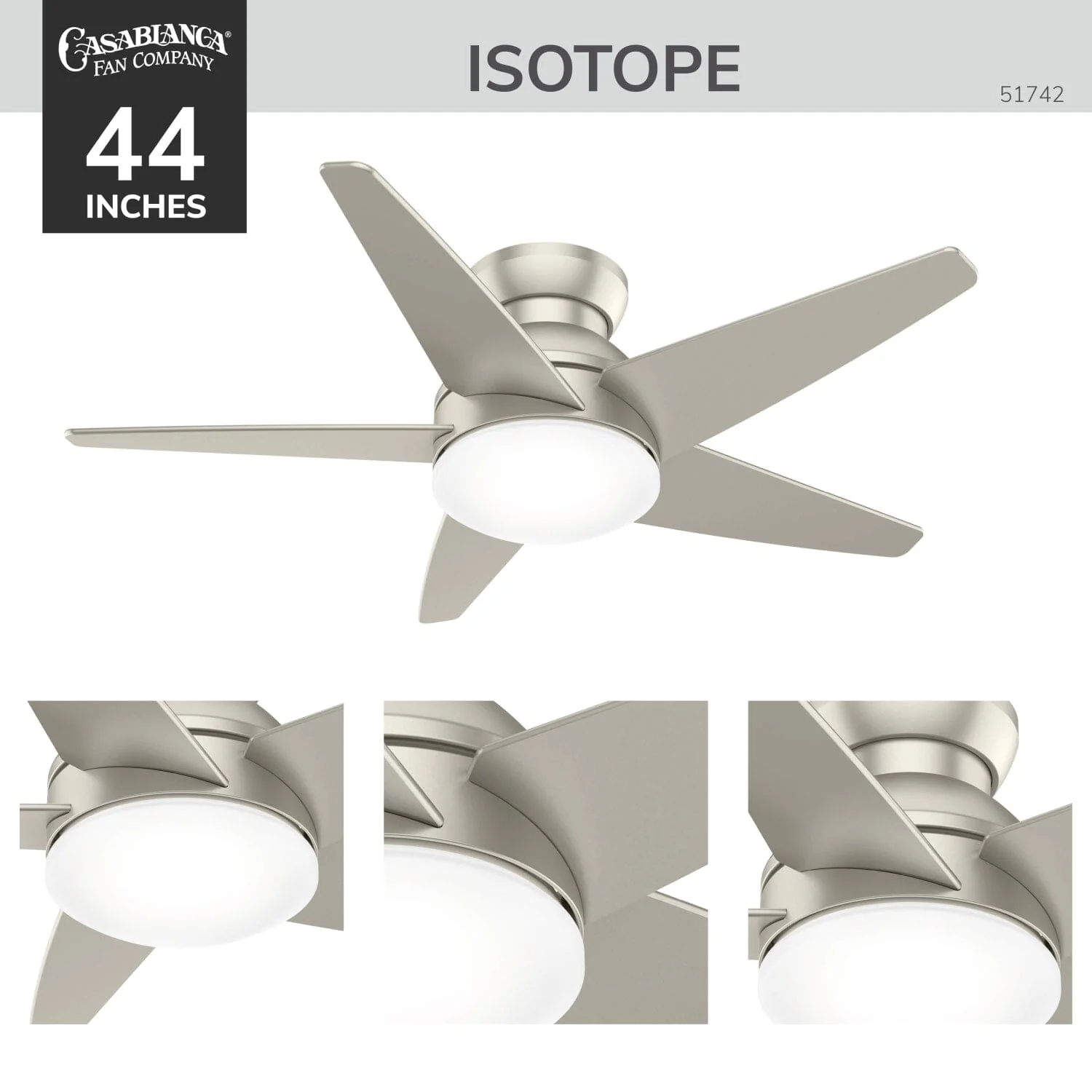 Isotope Low Profile with LED Light 44 inch 8 Isotope Low Profile with LED Light 44 inch