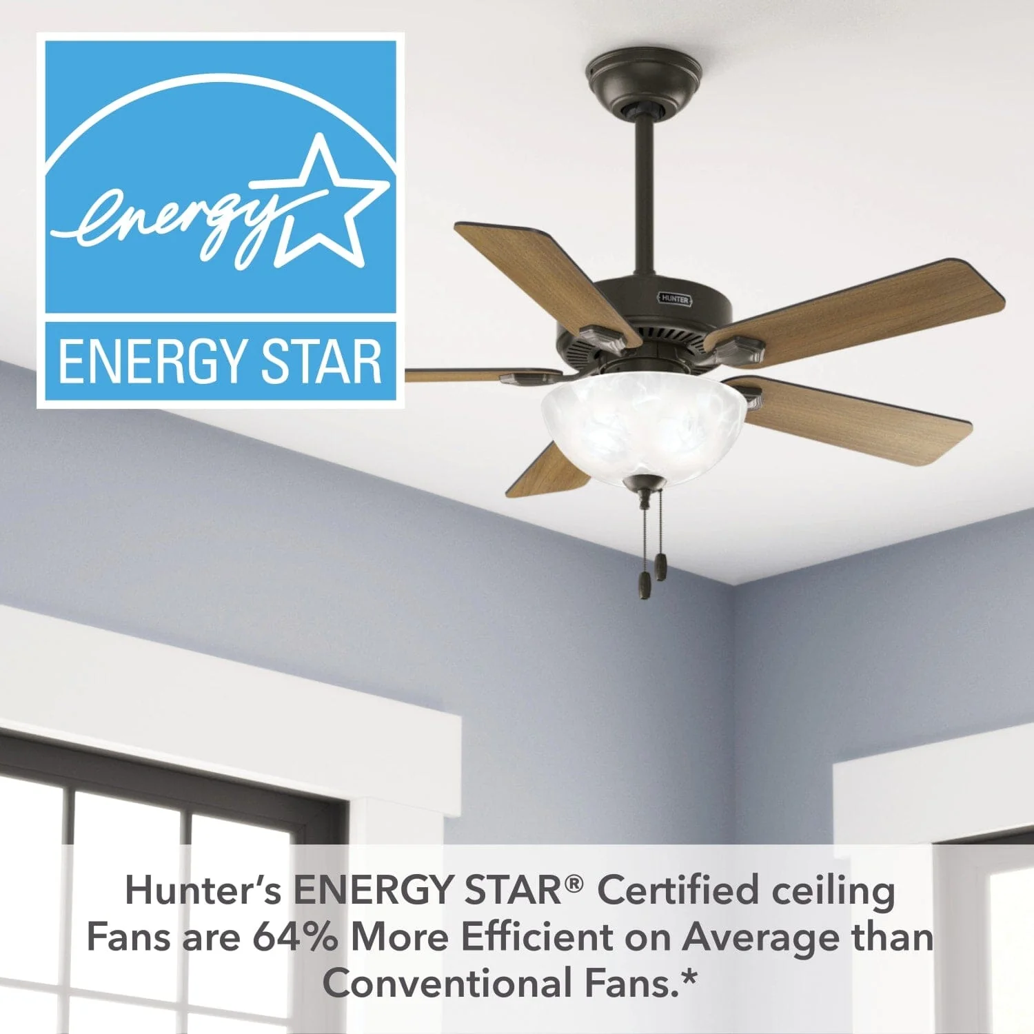 Swanson ENERGY STAR with LED Bowl 44 inch 52 Swanson ENERGY STAR with LED Bowl 44 inch