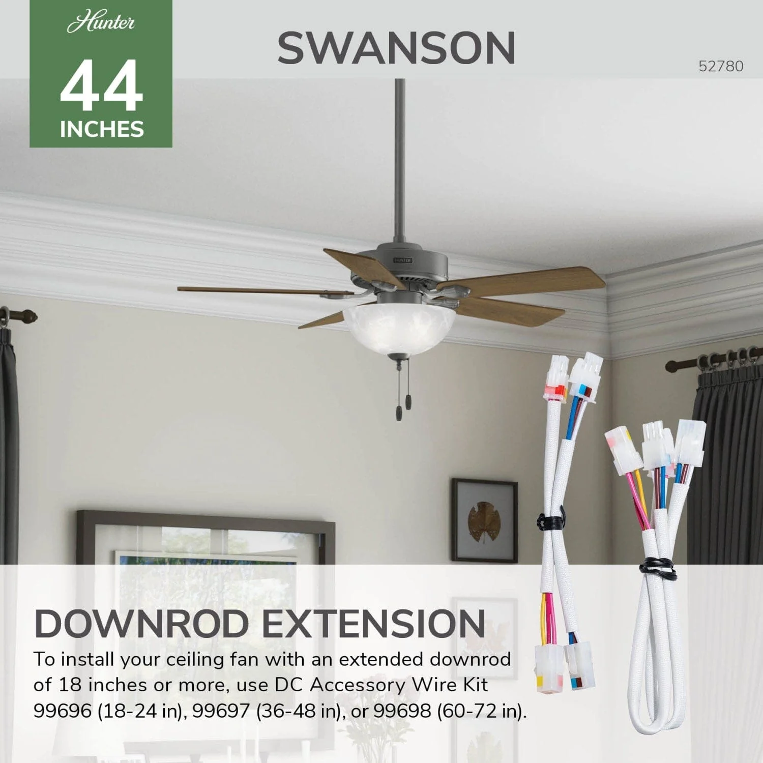 Swanson ENERGY STAR with LED Bowl 44 inch 54 Swanson ENERGY STAR with LED Bowl 44 inch