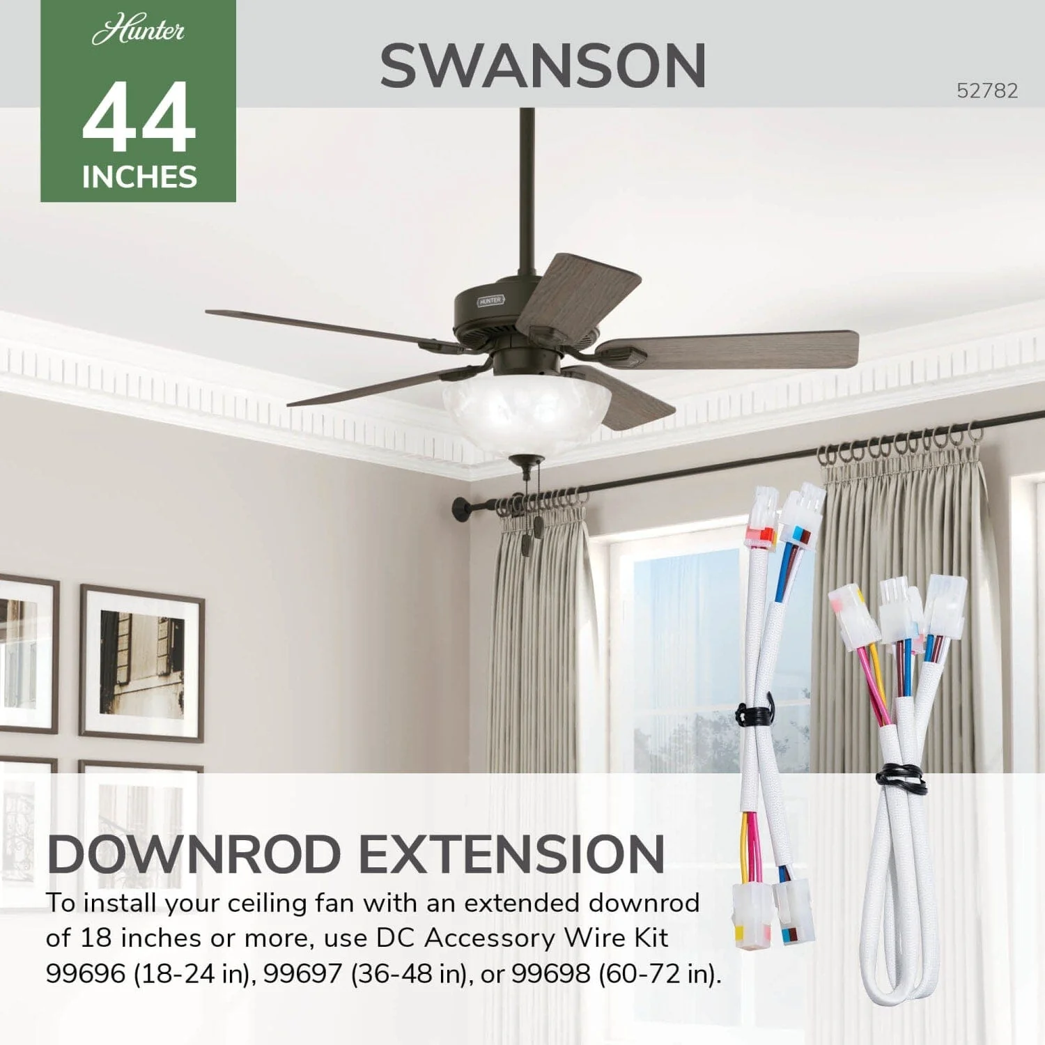 Swanson ENERGY STAR with LED Bowl 44 inch 55 Swanson ENERGY STAR with LED Bowl 44 inch