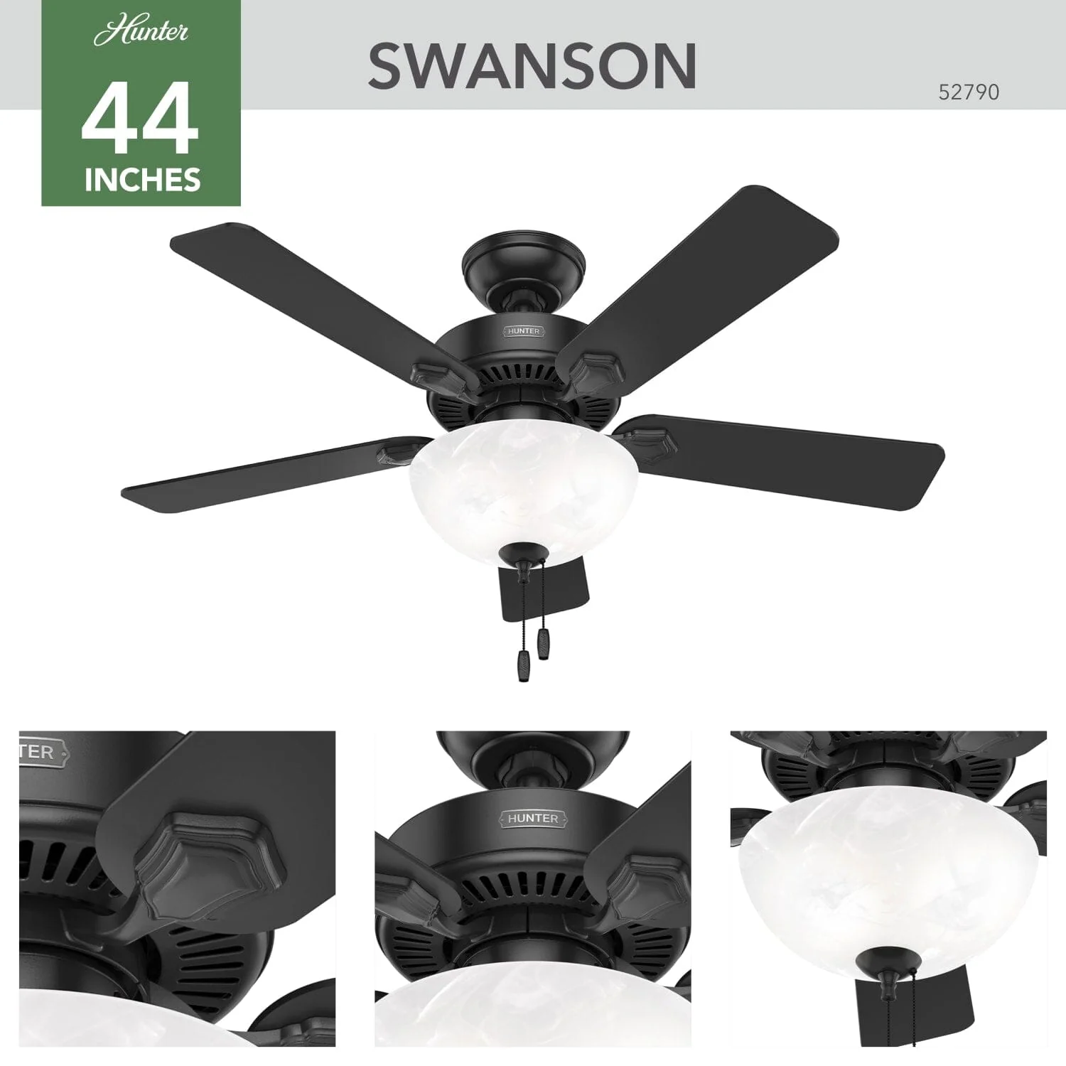 Swanson ENERGY STAR with LED Bowl 44 inch 7 Swanson ENERGY STAR with LED Bowl 44 inch