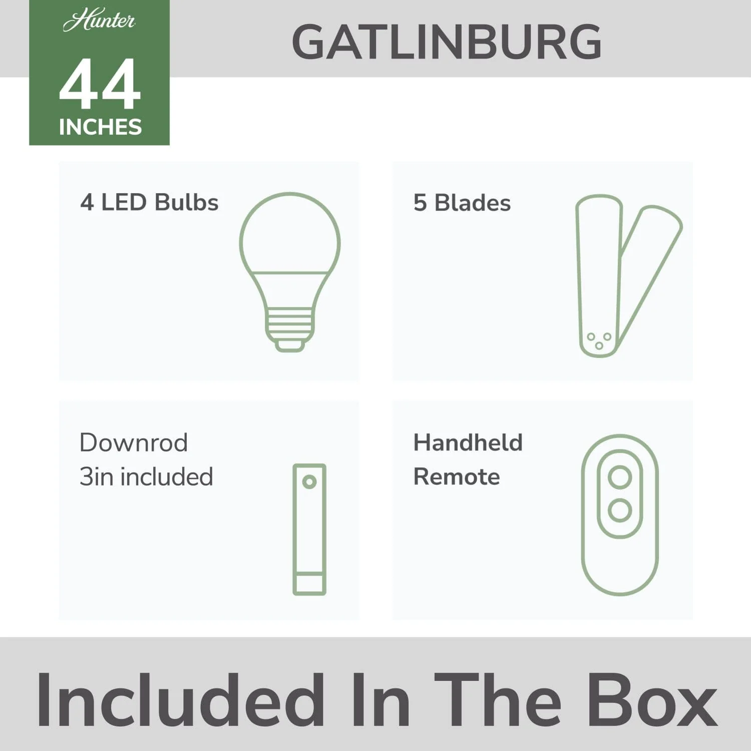 Gatlinburg with 4 Lights 44 inch 11 Gatlinburg with 4 Lights 44 inch
